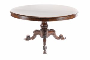 A William IV Rosewood Circular Tilt Top Breakfast Table