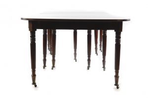 A Fine George III Mahogany Extending Dining Table Attributed to Gillows