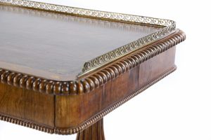 William IV Rosewood Library or Writing Table Firmly Attributed to Gillows