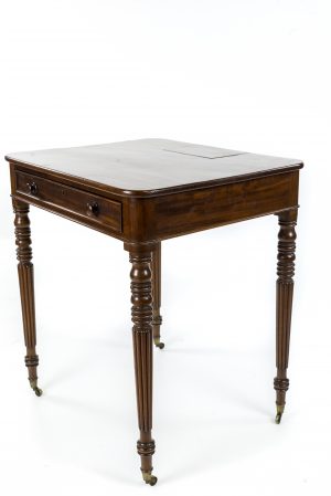 A Regency Mahogany Writing Table, Signed ‘Gillows’