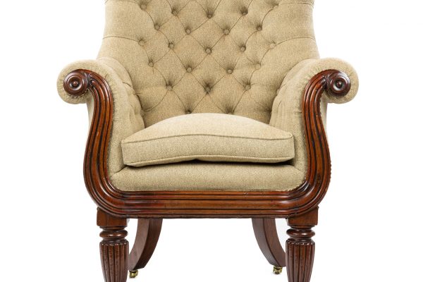 William IV library chair by Gillows of Lancaster